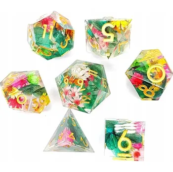 Příslušenství k deskovým hrám SKALNIAK DRUIDA SADA 7 EPOXIDOVÝCH KOSTEK RPG