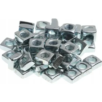 Matice ČTVERCOVÁ MATICE M8 POZINK MATICE 50 kusů