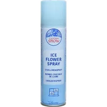 Vánoční dekorace Sněhové vločky ve ve spreji bílý umělý sníh 150 Ml