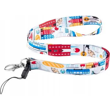 Nylonová šňůrka na telefon, vícebarevná