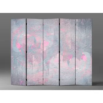 Paraván Paraván růžovo-šedé zdivo Rozměr: 225 x 180 cm