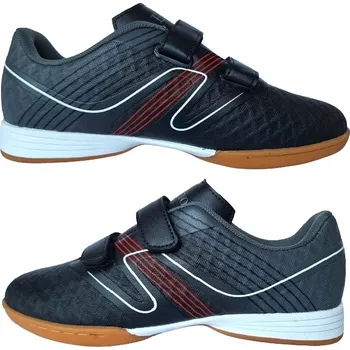 Pánská sálová obuv Sportovní sálové boty na tělocvik, do haly, na Orlík, sálovky na futsal, na suchý zip, velikost 38