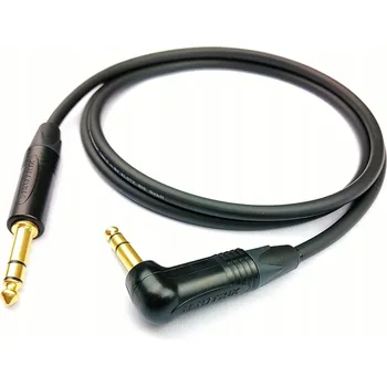 Audio kabel Kabel jack 6,3 mm - jack 6,3 mm LGJ Group KLOTZ MY206 Jack KĄT NEUTRIK Stereo 1m 1 m