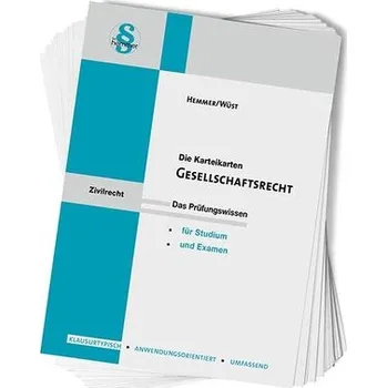 Karteikarten Gesellschaftsrecht - Hemmer, Karl-Edmund