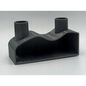 Obraz Zooprint úkryt pro krevety do akvária pod substrát šedý 10x4x5,5cm