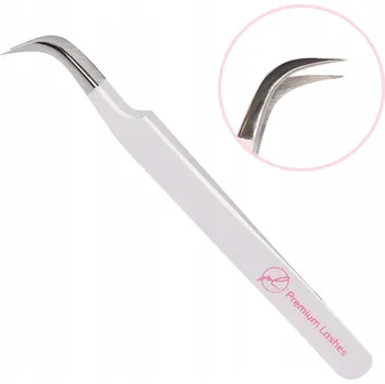 Péče o řasy a obočí Pinzeta na řasy zahnutá Deluxe EFFECTIVE Premium Lashes