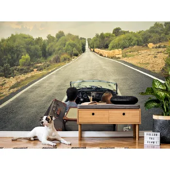 Tapeta Tapeta jízda na dovolenou