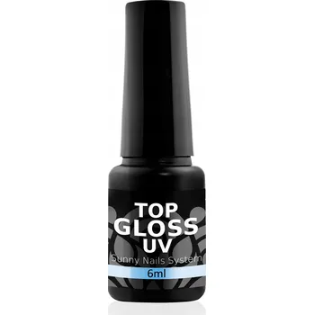 Lak na nehty SUNNY NAILS TOP GLOSS UV vytvrzovač lesku na LAK 6ml