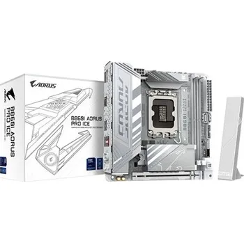 Počítač GIGABYTE MB Sc LGA1851 B860I AORUS PRO ICE, Intel B860, 2xDDR5, 1xThunderbolt, 1xDP, 1xHDMI, WiFi, Mini-ITX