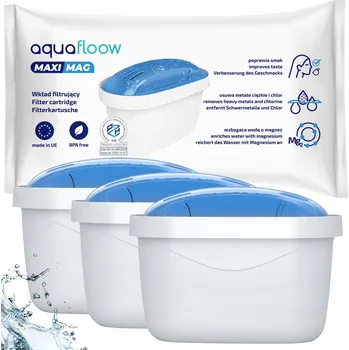 Filtrace vody Vodní filtr AquaFloow MaxiMag do filtrační konvice Brita Marella, 3 kusy