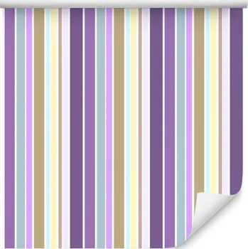 Tapeta Tapeta s barevnými svislými pruhy, obývací pokoj, ložnice