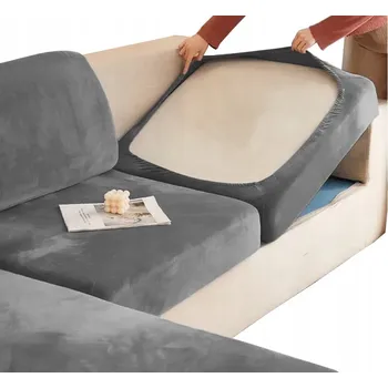 Prostěradlo Potah na pohovku (kanape) Ubieramy-meble šedý