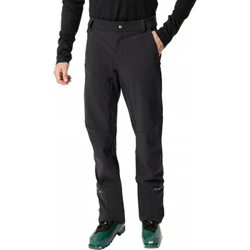 Pánské kalhoty Pánské softshellové kalhoty VAUDE Larice IV, černé, univerzální velikost 48