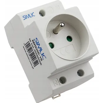 Elektrická zásuvka Elektrická Zásuvka SIMLIC šedá
