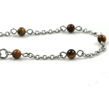 Náramek Náramek Řetízkový s tygřím okem