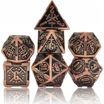 Příslušenství k deskovým hrám LEGENDA PALADINŮ SADA 7 KOVOVÝCH RPG kostek