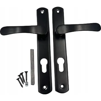 Dveřní kování Hliníková klika 72 mm na cylindrickou vložku