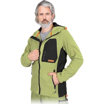 Pánská mikina Mikina fleecová s kapucí LH-NA-P LB vel. S