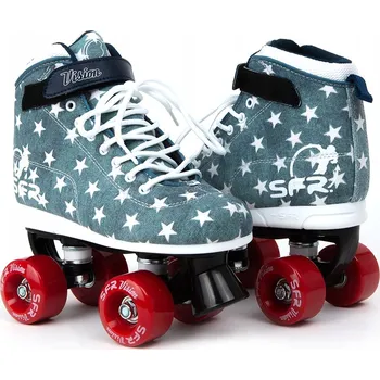 Kolečkové brusle Kolečkové Brusle dámské SFR VISION CANVAS džínové, velikost 34. Brusle pro začátečníky!