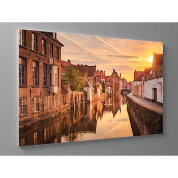 Obraz Obraz východ slunce nad městem Rozměr: 60 x 40 cm