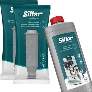Kávovar Sada Sillar pro kávovary Krups / Nivona: 2x vodní filtr + odvápňovač 1l