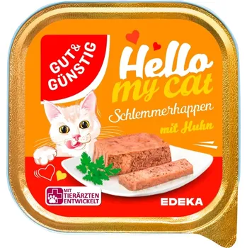 Krmivo pro kočku Gut&Gunstig krmivo mokré krmivo pro kočky s kuřecím masem 0,1 kg