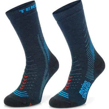 Pánské ponožky Ponožky do půlky lýtek TEKO Socks modré vel. 34-37