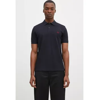 Pánské tričko Bavlněné polo tričko Fred Perry tmavomodrá barva, M6000.V73, M, 59X
