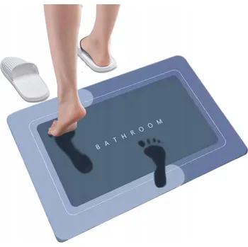 Koupelnová předložka ABSORPČNÍ A RYCHLESCHNOUCÍ KOUPELNOVÁ PŘEDLOŽKA ROHOŽKA PROTISKLUZOVÁ OBDÉLNÍKOVÁ