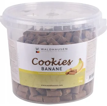 Krmivo pro koně Bonbóny pro koně COOKIES 3kg - Waldhausen - banán