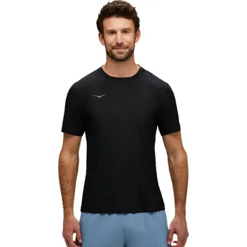 Pánské tričko Hoka Airolite Run Short Sleeve M 1151071-BLK - black XL
