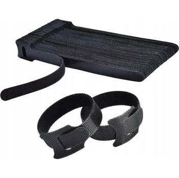 Stahovací páska HADICOVÁ SPONA NA SUCHÝ ZIP ORGANIZÉR KABELŮ PRŮCHODKA SILNÁ PÁSKA 10 KUSŮ