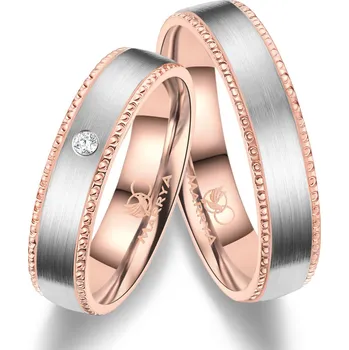 Prsten MARRYA® Dámský snubní prsten Titan - velikost 60 - TI-42D-60