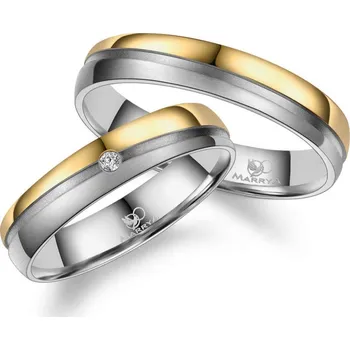 Prsten MARRYA® Dámský snubní prsten s diamanem Titan - velikost 50 - TI-47D-50