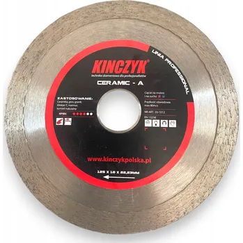 Příslušenství k brusce Diamantový řezný kotouč Kinczyk 20-1012 125x22,2 mm