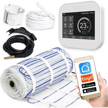 Topná rohož VYHŘÍVACÍ PODLOŽKA SET | 23 m2 T6 WIFI KIT