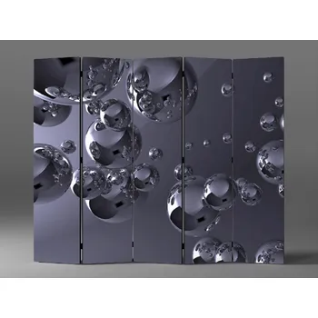Paraván Paraván 3D abstrakce bubliny Rozměr: 225 x 180 cm