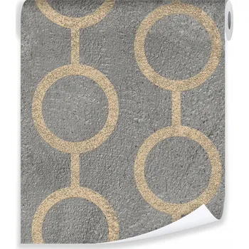 Tapeta 3D Geometrická Tapeta Beton Vliesové Tapety na Zeď