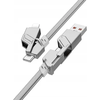Datový kabel Kabel Borofone USB - Apple Lightning 1,2 m šedý