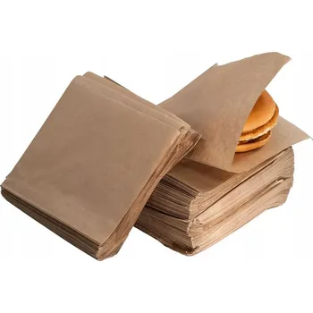 Obálka Papírová obálka na burger/kebab šedá 16x15cm 200ks