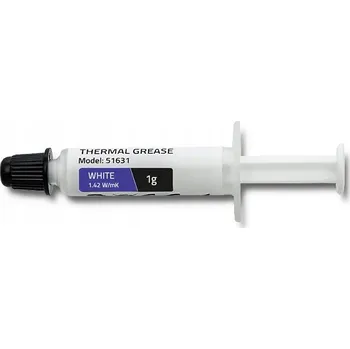 Teplovodivá pasta Teplovodivá pasta Qoltec 1,42 W/m-K 1 g bílá 51631