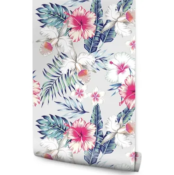 Fototapeta Tapeta Exotické Květiny a Listy /324076316