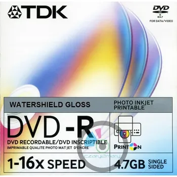 DVD film DVD médium TDK DVD-R 4,7 GB 1 ks