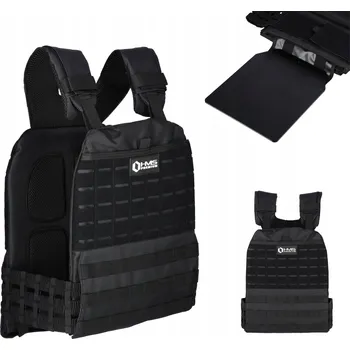 Zátěžové oblečení Pohodlná zátěžová vesta na silový trénink 6,5 kg HMS