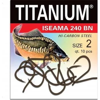 Rybářský háček Háčky Robinson Titanium ISEAMA 240 do země, 10 ks #4