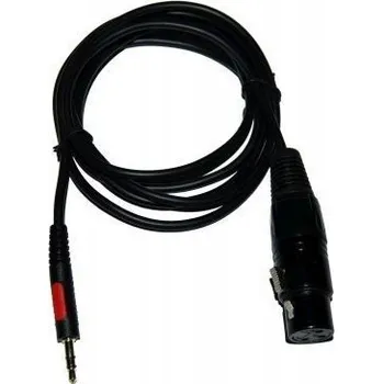 Audio kabel Anténní kabel PAV Kabel XLR zásuvka / 3,5mm stereo konektor 1 m