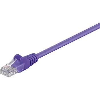 Síťový kabel MicroConnect U/UTP CAT5e 0,25M Fialový PVC kabel