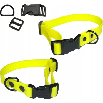 Obojek pro psa OBROŽEK PRO STŘEDNÍHO PSA, ODOLNÝ ŠPÍNĚ, MĚKKÝ, VODĚODOLNÝ, BIOTHANE HEXA M