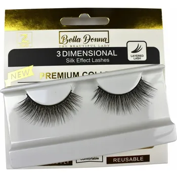 Umělé řasy UMĚLÉ HEDVÁBNÉ ŘASY NA PÁSKU 5D - 32