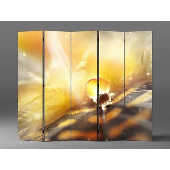 Paraván Paraván abstrakce zlatých kapek Rozměr: 225 x 180 cm